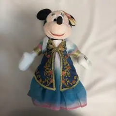 東京ディズニーシー　ファンタジースプリングス　ミニーマウス　ぬいぐるみバッジ