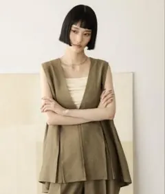 LOWRYSFARM ホップサックベスト Fサイズ ブラウンのサムネイル