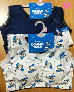 新品タグ付しまむら×ディズニー☆ドナルド×チップアンドディールナイトブラМ×2点