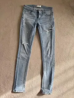 GYDA ダメージスキニーデニムパンツ