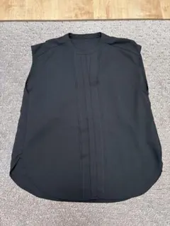 VIS★ブラックフレンチスリーブブラウス