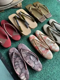 草履 さまざまなデザイン　6足まとめ売り