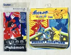 新品 ポケットモンスター ポケモン コップ袋 ＆ ミニタオル