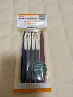 ZEBRA SARASA CLIP 0.5 ビンテージカラー 5色セットのサムネイル