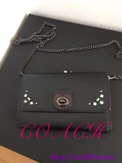 COACHマーロンターンロッククロスボディアニマルクラッチショルダー新品未使用