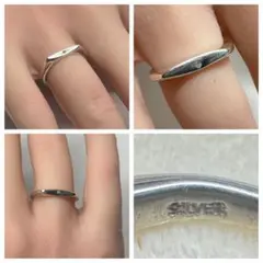 ヴィンテージ シルバー リング 指輪 シンプルデザイン 9号