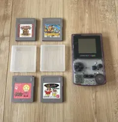 ゲームボーイカラー　任天堂　クリアパープル