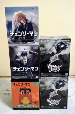 劇場版 チェンソーマン レゼ篇 BOMB 天使 アキ　ソフビ貯金箱 ポチタ　5体