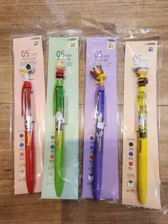 新品　スヌーピー　ピーナッツキャラクター ボールペン 4本セット　Aのサムネイル