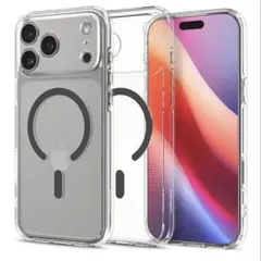 Spigen iPhone 17 Pro ケース MagSafe対応 クリア