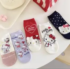 ハローキティ ソックスセット 5足