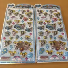 パワーパフガールズ ♡ポップシール 2シートセット