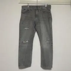 Polo Ralph Lauren ダメージデニムパンツ グレー