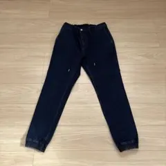 BEAUTY& YOUTH ダークブルーデニムジョガーパンツ　XLサイズ