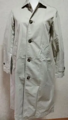 coroai ベージュ ボタン付きロングコート Sサイズ