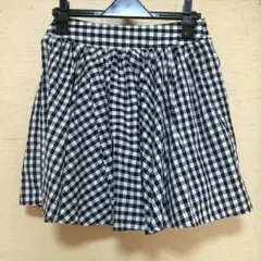 レトロガール ギンガムチェックフレアスカート♡