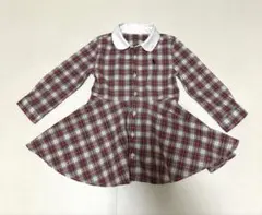 Ralph Lauren 赤チェック柄 ワンピース 18M 85cm