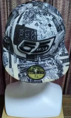 k*d様 NEW ERA 59FIFTY モノクロキャップ 7 1/4