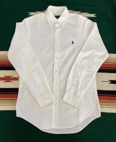 Ralph Lauren BDシャツ 白 Sサイズ　内タグ白