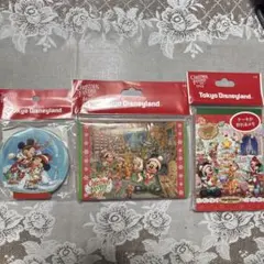 東京ディズニーランド 2009-12クリスマス限定メモ帳3種セット