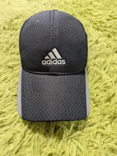 adidas メッシュキャップ 黒 フリーサイズ57〜60
