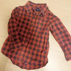 babyGAP 赤チェックシャツ 100cm