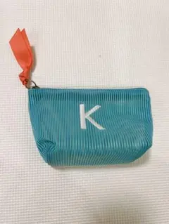 メッシュ　ポーチ　イニシャル