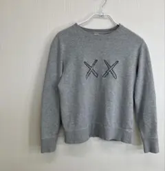 UNIQLO KAWS セサミストリート コラボ スウェット グレーL