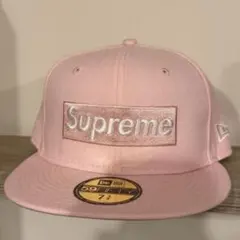 新品未使用 Supreme ピンク 59FIFTY キャップ 7 3/8