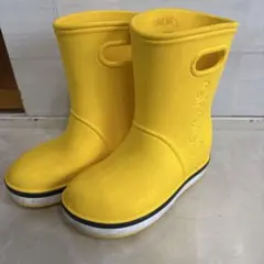crocs イエロー 長靴 18.5cm サイズc12のサムネイル