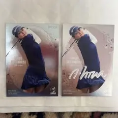 新垣比菜 2枚セット 2025 TOP PLAYERS JLPGA女子ゴルフ