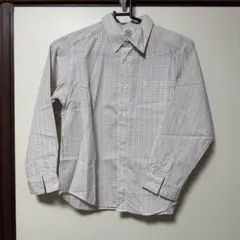 comme ca du mod e チェック柄長袖シャツ 130A