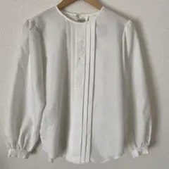 apricot farm ～刺繍入りホワイトブラウス～ 長袖 ９号