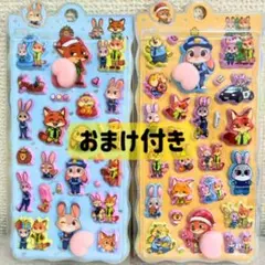 ズートピアおしりシール2枚セット　おまけつき　０3