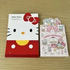 ハローキティのメモ帳&サンリオの付箋セット　まとめ売り　平成レトロ