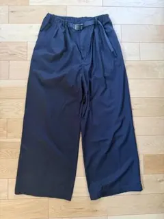 ビームスボーイ別注 Gramicci ツイル 2プリーツ ショーツ ネイビー