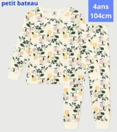 petit bateau プチバトー 長袖 パジャマ　フラワープリント