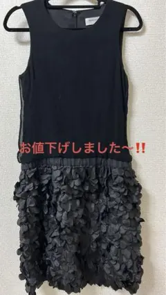 エストネーション　黒　ノースリーブワンピのサムネイル
