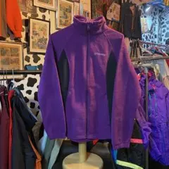 最終価格　コロンビア　フリース　パープル　ジャケット　古着