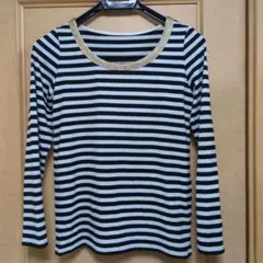 ViS ボーダー　長袖Tシャツ 　M