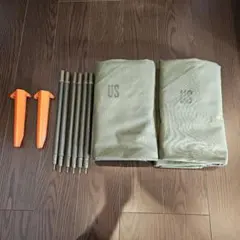US Army 米軍　パップテント　シェルターハーフ キャンプ ソロキャンプのサムネイル