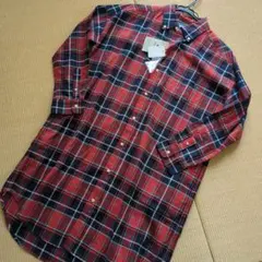 【新品】niko and…ニコアンド　チェックシャツワンピース