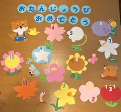 お誕生日表【季節のお花】③