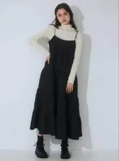 merry jenny rumpleティアードキャミワンピース