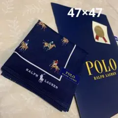 Polo Ralph Laurenハンカチ　ポロ メンズ　大判特価〜6/30