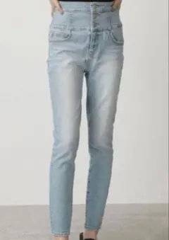 AZUL by moussy アズールバイマウジー　ハイウエスト　スキニーデニム