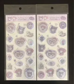 【正規品】サンリオ　すりガラス風シール　サンリオ×ロリータベビー　2枚まとめ売り