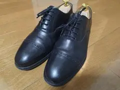 Berwick 革靴 キャップトゥ 黒 UK6.0