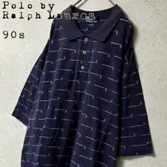 専用！90sポロバイラルフローレンPoloRalphLauren鹿の子ポロ刺繍