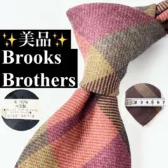 Brooks Brothers ブルックスブラザーズ チェック ネクタイ ウール